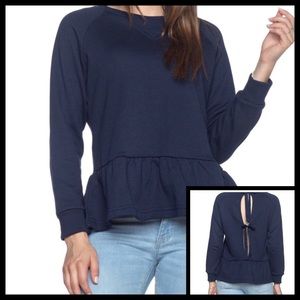 Knit Peplum Pullover